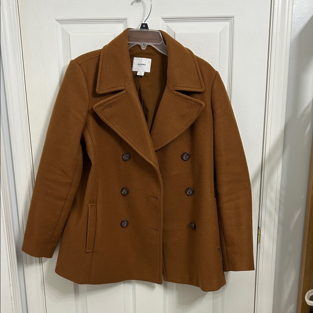 Old Navy Women's Tan Pea Coat